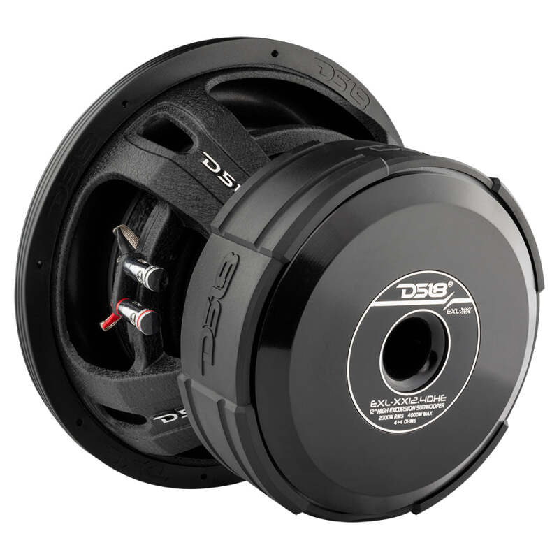 DS18 12in 2000 Watts RMS 4 ohm DVC High Excursion Subwoofers w/ Deep Aggressive Bass