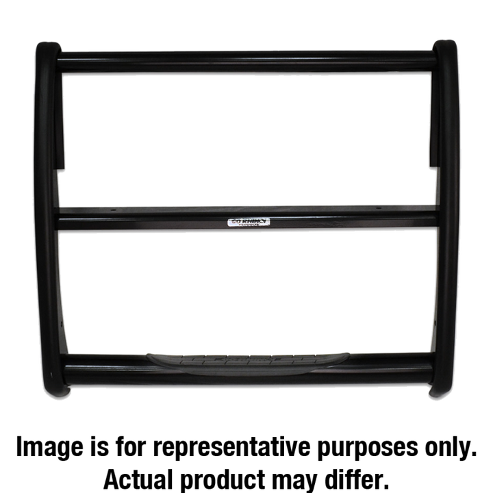 Go Rhino 07-13 Chevrolet Avalanche 3000 Series StepGuard - Black (Center Grille Guard Only)