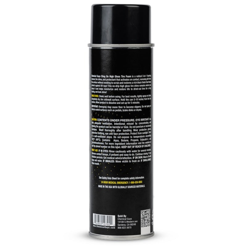 Chemical Guys Cling-On High Gloss Tire Foam (Aerosol) (Case of 6)