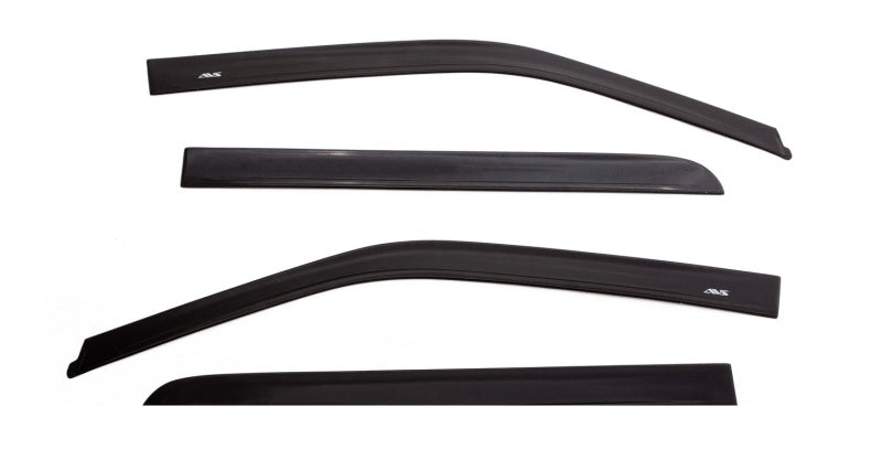 AVS 16-18 Toyota Tacoma Double Cab Ventvisor In-Channel Window Deflectors 4pc - Matte Black