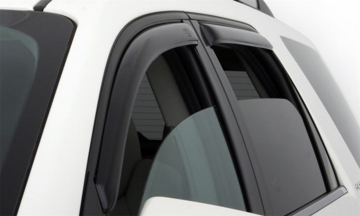 AVS 15-18 Chevy Silverado 2500 Ext. Cab Ventvisor Front & Rear Window Deflectors 4pc - Smoke