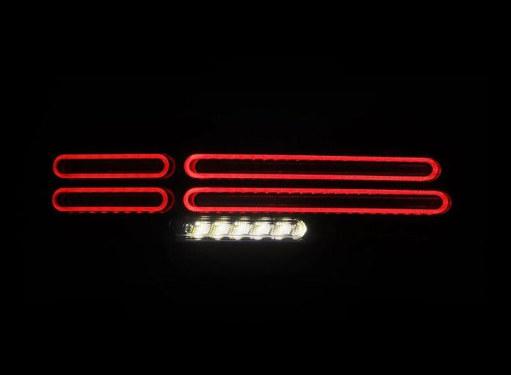 AlphaRex 23-25 Nissan Z Nova-Series Quad-Loop Style Prismatic LED Tail Lights - Alpha Black