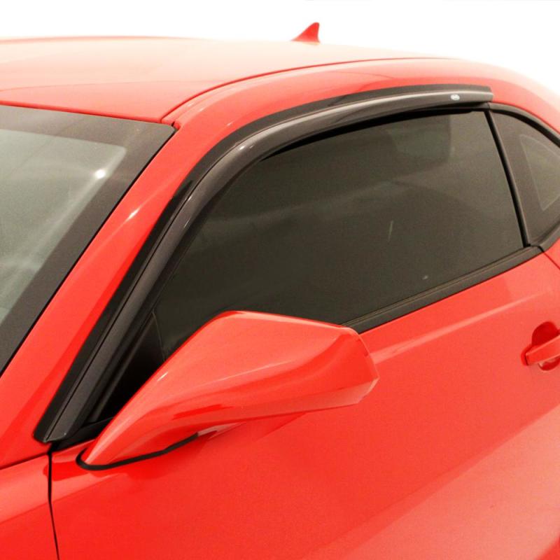 AVS 12-14 Ford Mustang Ventvisor Outside Mount Window Deflectors 2pc - Smoke