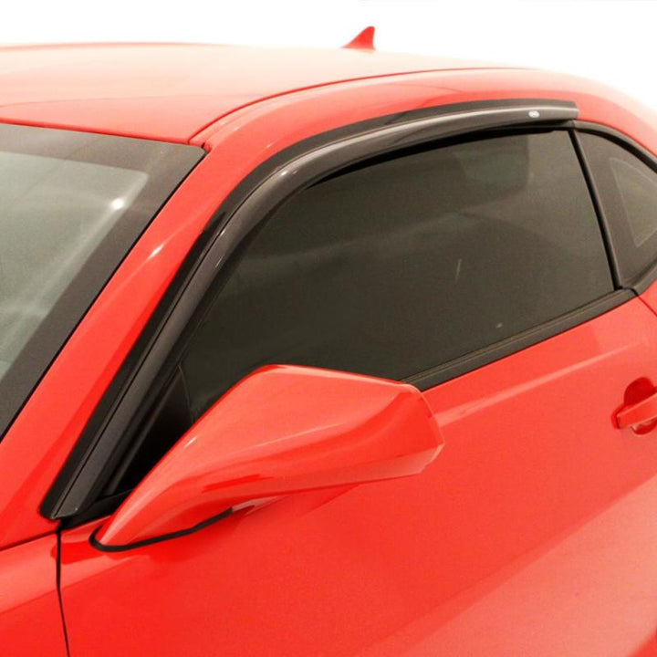 AVS 11-16 Honda CR-Z Ventvisor Outside Mount Window Deflectors 2pc - Smoke