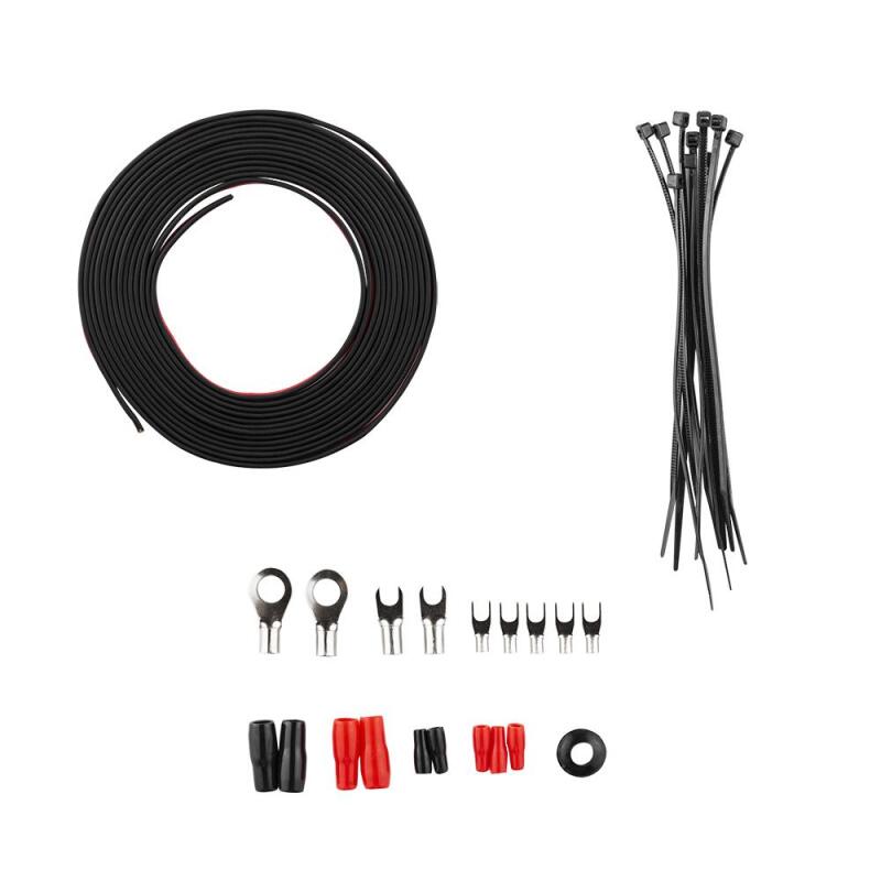DS18 0-GA Amplifier Install Kit- Red