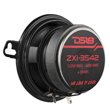 DS18 3.5in 40 Watts RMS 4 ohm 2-Way Coaxial Speaker w/ Kevlar Cones