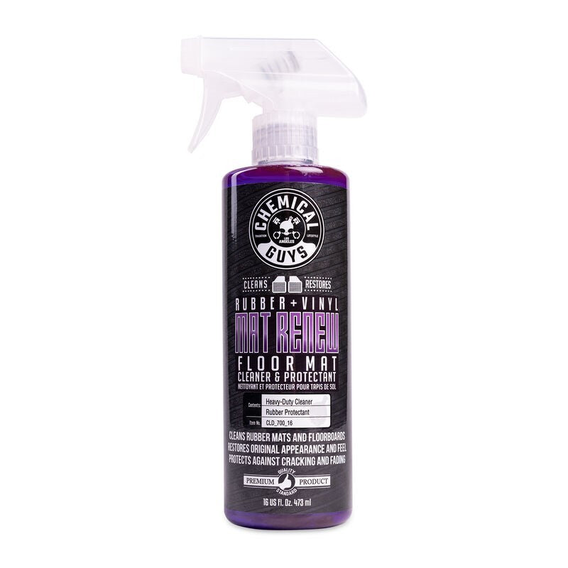 Chemical Guys Mat ReNew Rubber + Vinyl Floor Mat Cleaner & Protectant - 16oz (Case of 6)