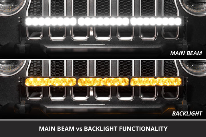 Diode Dynamics Jeep 2018 SS30 Bumper LED Kit Sport White Driving ABL