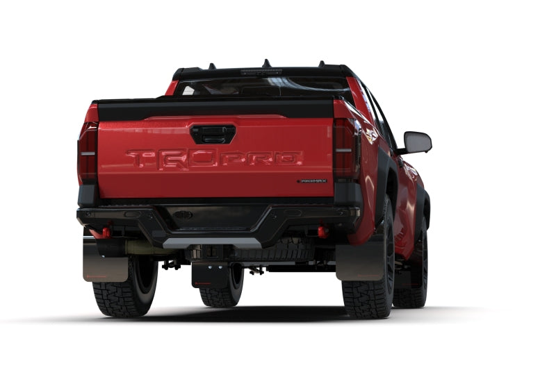 Rally Armor 2024 Toyota Tacoma Gen 4 Black UR Mud Flap w/Red Logo