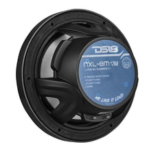DS18 NXL-8M/BK NXL-M Series Speaker w/ RGB LED Lights 8in 2-Way 125 Watts RMS 4 ohm Black
