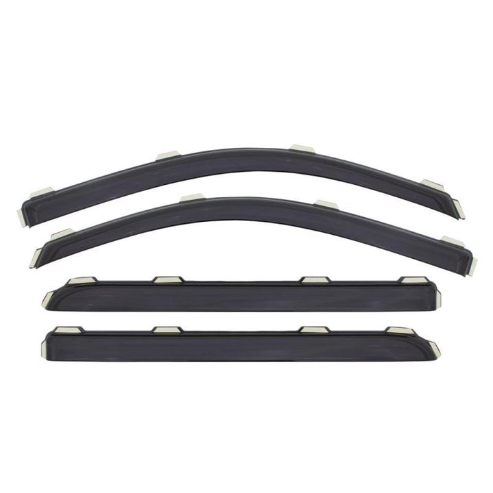 AVS 13-16 Dodge Dart Ventvisor In-Channel Front & Rear Window Deflectors 4pc - Smoke