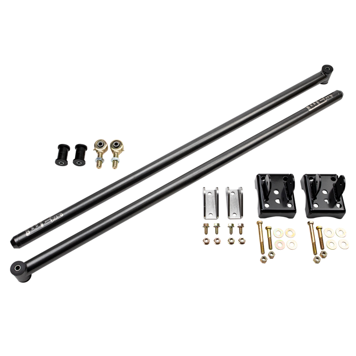 Wehrli 01-10 Duramax RCLB/CCSB/ECSB 60in Traction Bar Kit - Gloss Black