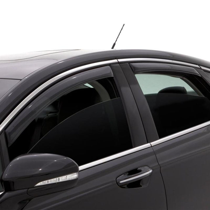 AVS 13-18 Nissan Pathfinder Ventvisor In-Channel Front & Rear Window Deflectors 4pc - Smoke