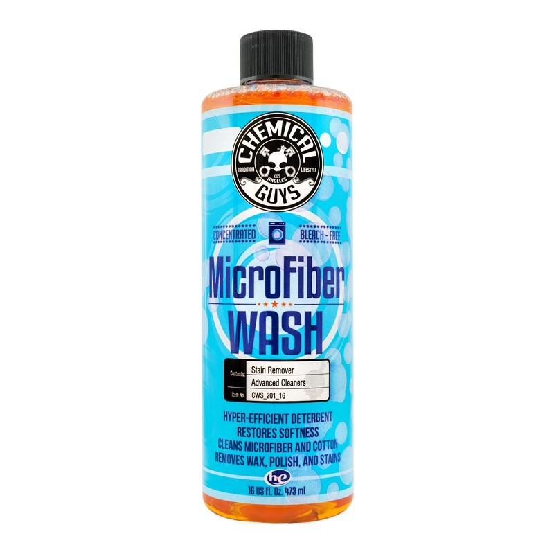 Chemical Guys Microfiber Wash Cleaning Detergent Concentrate - 16oz (Case of 6)