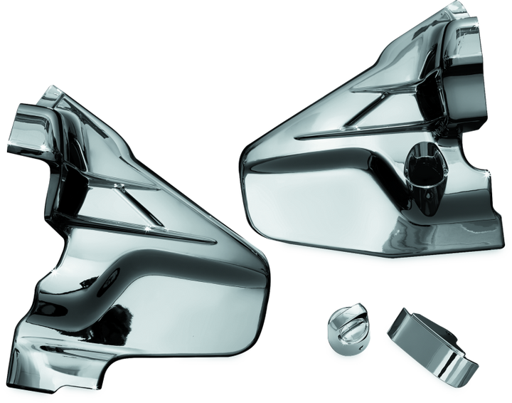 Kuryakyn Louvered Transmission Cover 01-17 Honda GL1800 Chrome