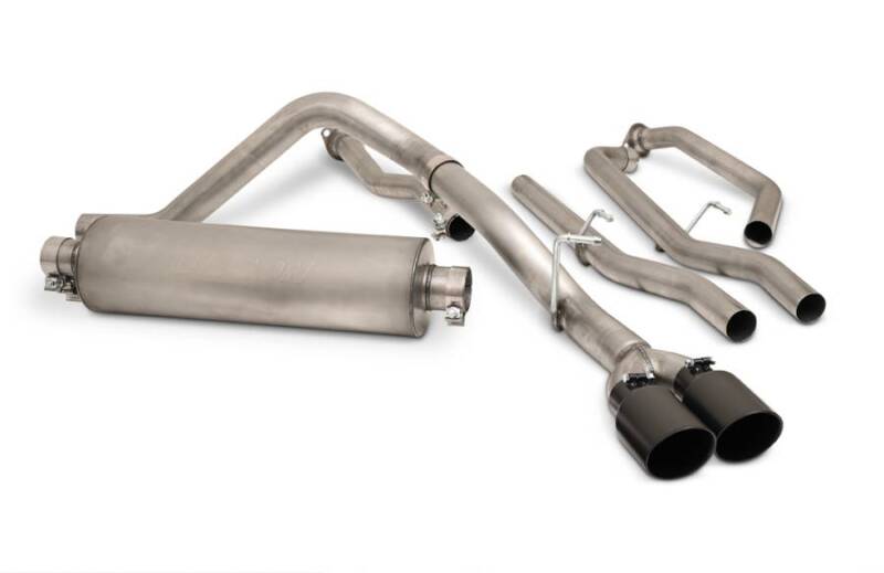 GIbson 22-24 Toyota Tundra 3.5L-T V6 Crew Max Stainless Cat Back Dual Sport Exhaust