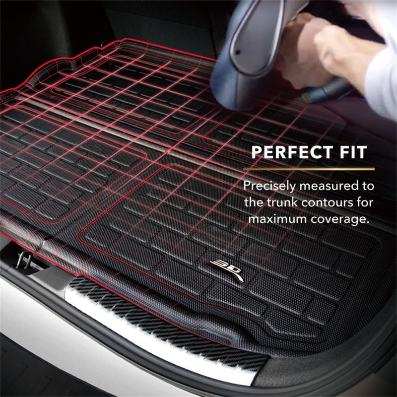 3D MAXpider M1TL0541309 2025 Model Y Front Trunk Kagu Cargo Liner - Black