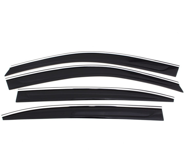 AVS 20-22 Buick Encore Gx Ventvisor Low Profile Window Deflectors 4pc - Smoke w/Chrome Trim