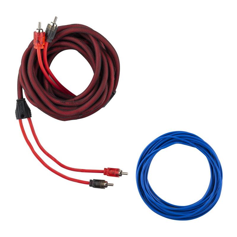 DS18 0-GA Amplifier Install Kit- Red
