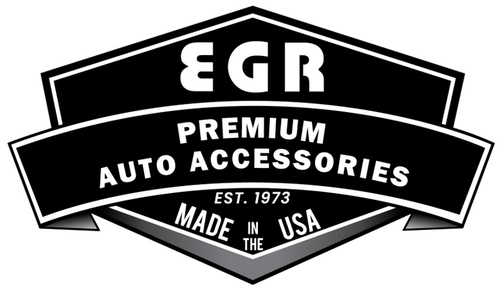 EGR 2019 Chevy 1500 Crew Cab In-Channel Window Visors - Matte