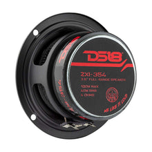 DS18 ZXI-354 3.5in 40 Watts RMS 4 ohm 1-Way Full Range Speaker w/ Kevlar Cones