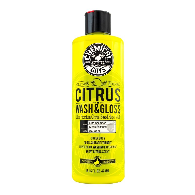Chemical Guys Citrus Wash & Gloss Concentrated Car Wash - 16oz (Case of 6)