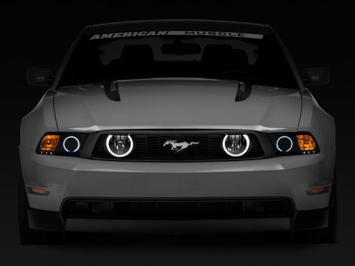 Raxiom 05-12 Ford Mustang GT LED Halo Fog Lights (Chrome)