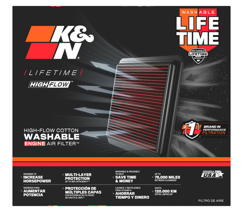 K&N Daewoo Leganza L4-2.0/2.2L F/I 98-02