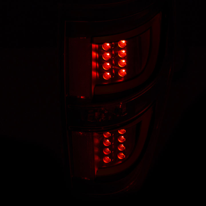 ANZO 2009-2013 Ford F-150 LED Taillights Black