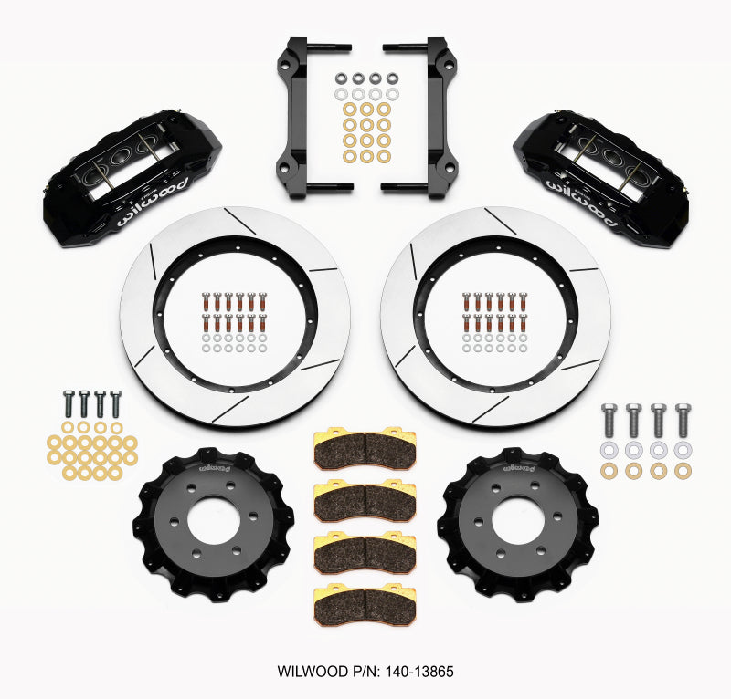 Wilwood TX6R Front Kit 15.50in Black 2010-Up Ford F150 (6 lug)