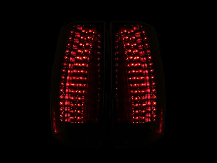 ANZO 2007-2011 Cadillac Escalade LED Taillights Chrome