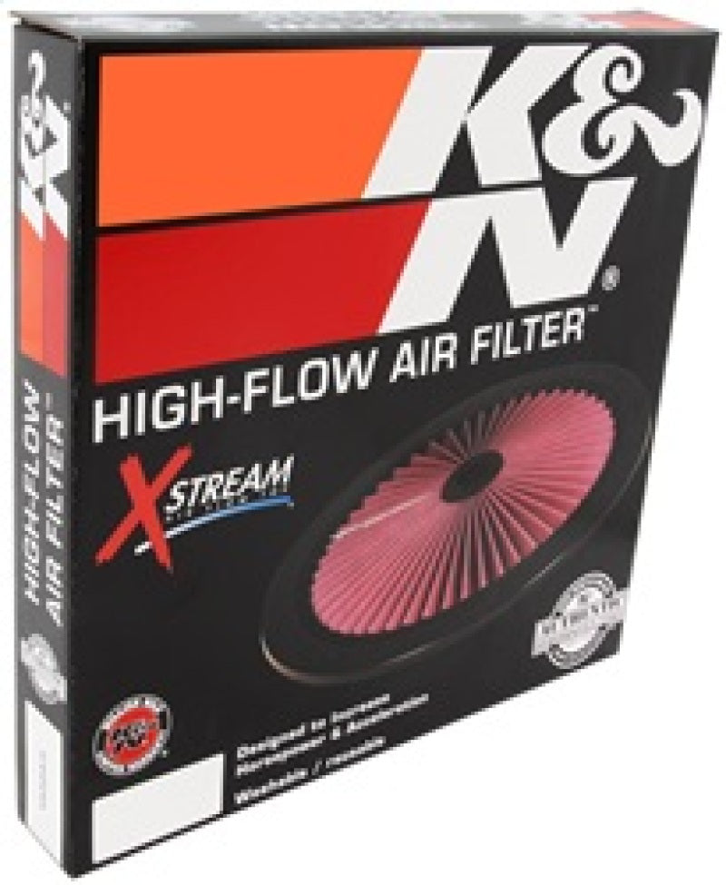 K&N X-Stream Top Filter X-Stream 14 inch OD Chrome