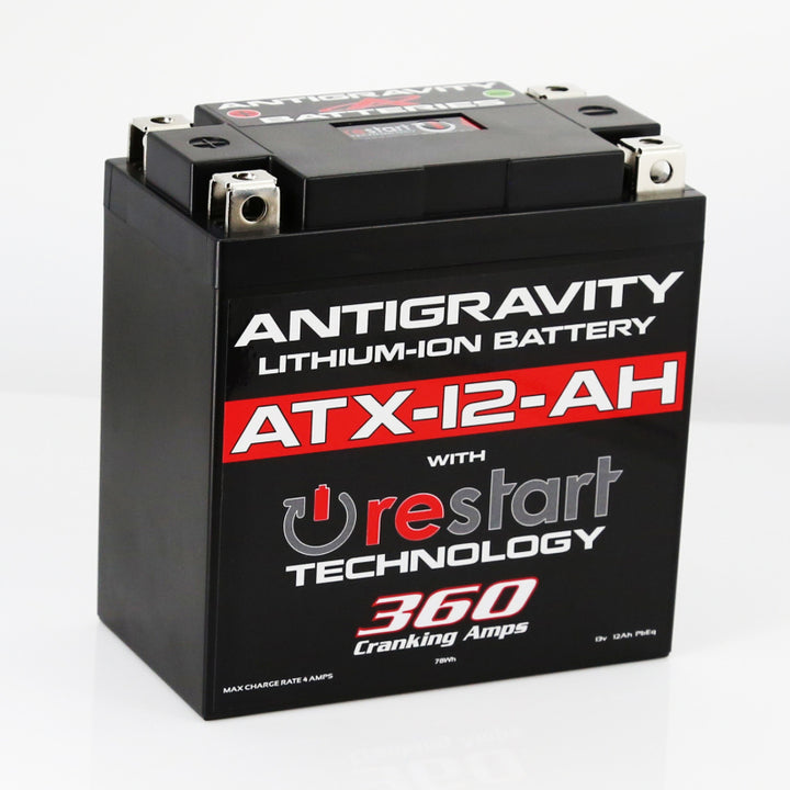 Antigravity YTX12B-BS Lithium Battery w/Re-Start