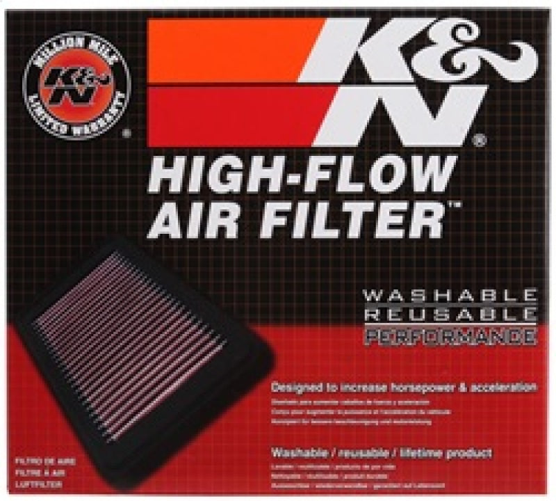 K&N 08 Honda Accord 2.4L-L4 Drop In Air Filter