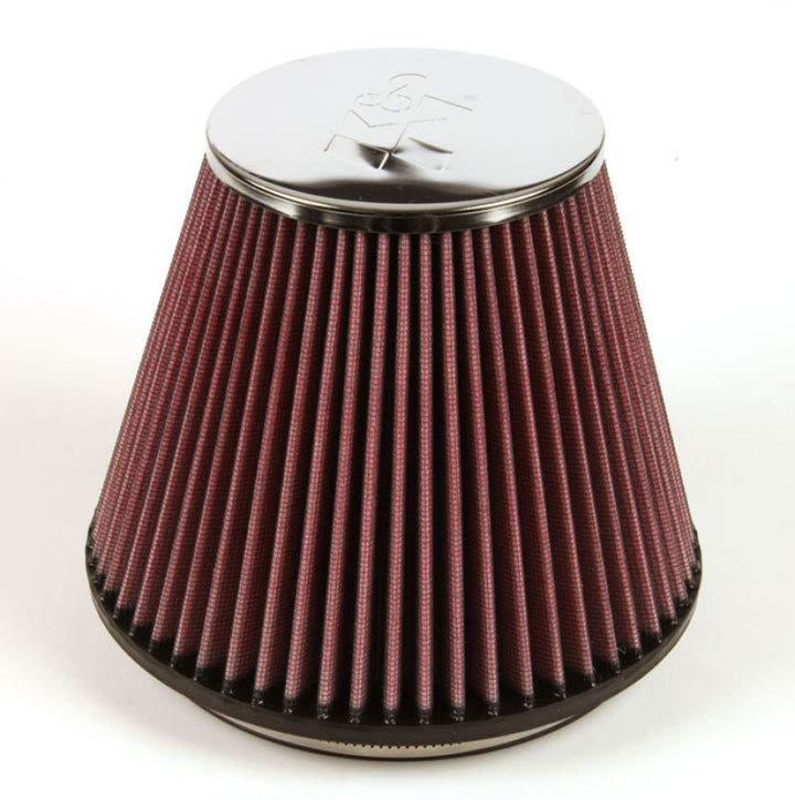 K&N Round Tapered Universal Air Filter 6in Flange ID x 7.5in Base OD x 4.5in Top OD x 6in H