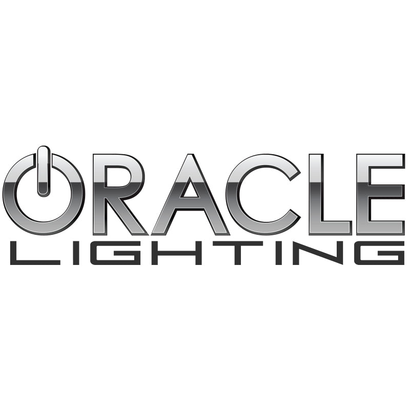 Oracle 7in High Powered LED Headlights - Black Bezel - White