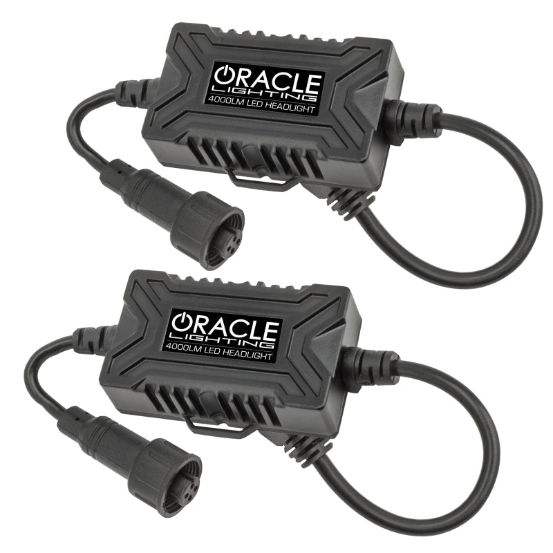 Oracle 9012 4000 Lumen LED Headlight Bulbs (Pair) - 6000K SEE WARRANTY