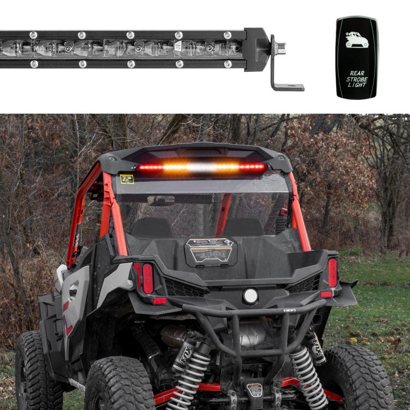 XK Glow Super Slim Offroad LED Chase Bar 5 Modes 90w 30in