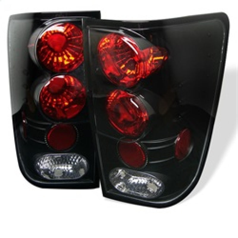 Spyder Nissan Titan 04-14 Euro Style Tail Lights Black ALT-YD-NTI04-BK