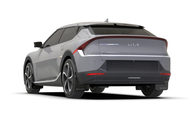 Rally Armor 22-24 Kia EV6 Black UR Mud Flap Dark Grey Logo