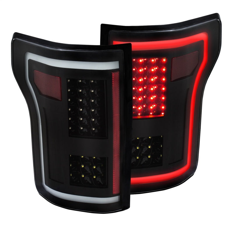 ANZO 2015-2017 Ford F-150 LED Taillights Black