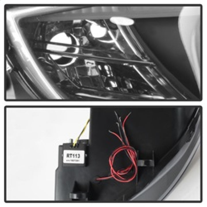 Spyder BMW Z4 03-08 Projector Headlights Halogen Model Only - LED Halo Black PRO-YD-BMWZ403-HL-BK