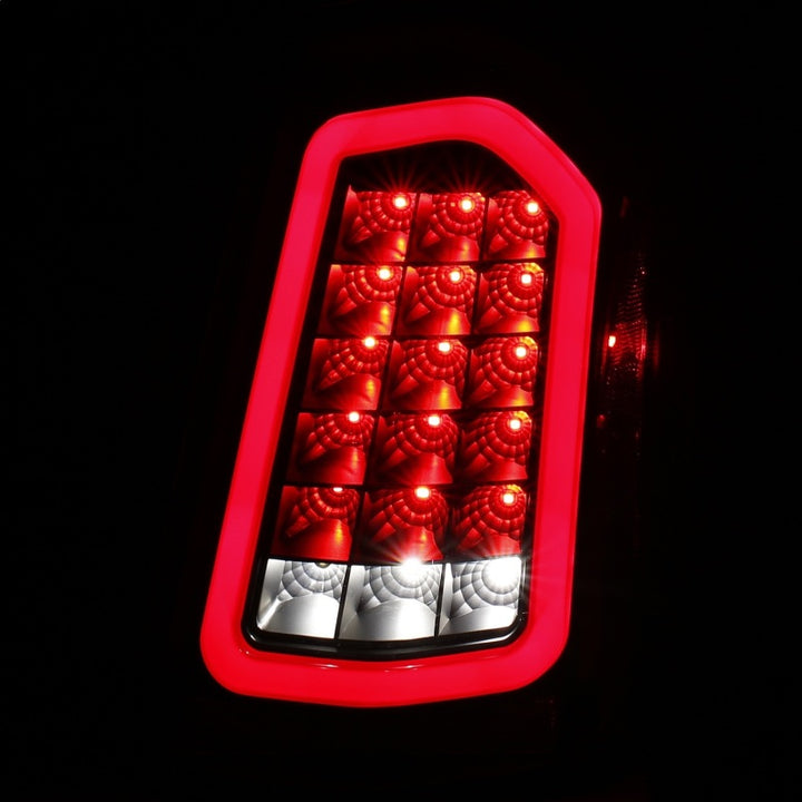 ANZO 11-14 Chrysler 300 LED Taillights Black w/ Sequential