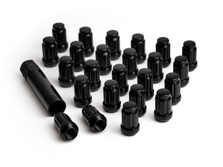 ICON Alloys Lug Nut Kit Black - 14x1.5 - 24 Lug Nuts w/ Key