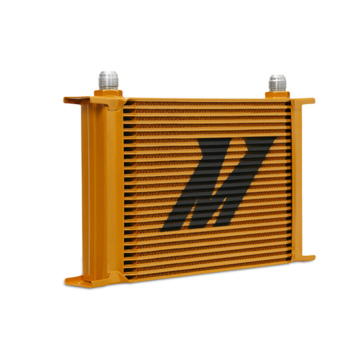 Mishimoto Universal 25-Row Oil Cooler - Gold