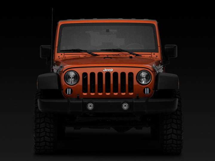 Raxiom 07-18 Jeep Wrangler JK Axial Series LED Front Turn Signals (Smoked)