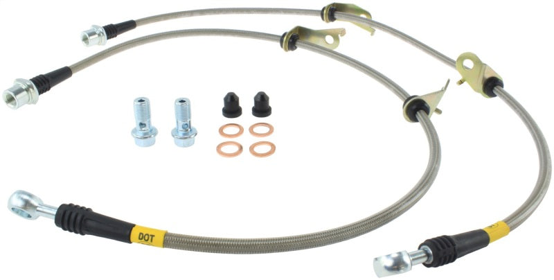 StopTech 11-17 Lexus CT200h Stainless Steel Front Brake Lines