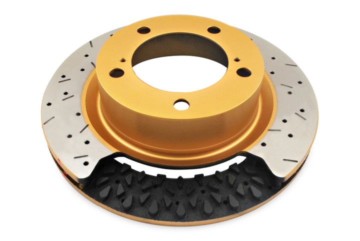 DBA 2015 Ford Mustang EcoBoost/GT w/o Brembo Calipers Front Drilled & Slotted 4000 Series Rotor
