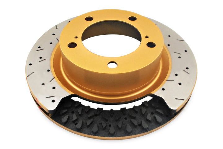 DBA 2016-2017 Ford Focus RS Rear Drilled & Slotted 4000 Series Rotor