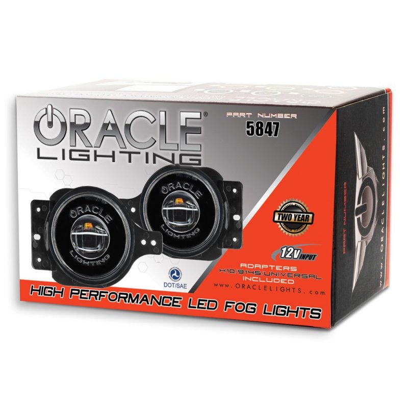 Oracle Jeep Wrangler JL/Gladiator JT Sport High Performance W LED Fog Lights - No Halo